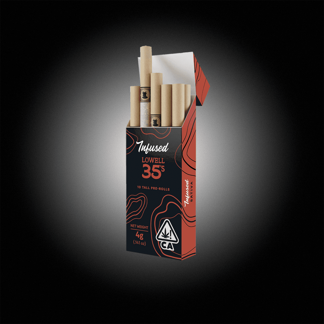 PRE-ORDER ONLY Lowell Herb Co. - Lowell Infused 35's | 4g Pre-Roll Pack | Trailblazer Sativa 4g