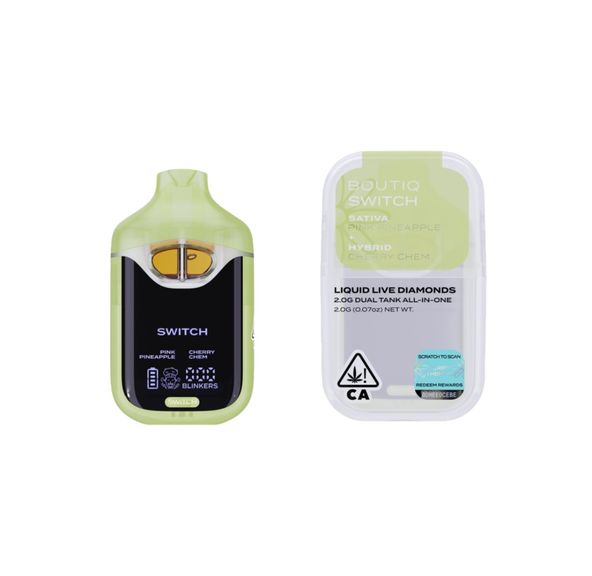 Boutiq Dual Pack AIO Vape Pink Pineapple x Cherry Chem 1g