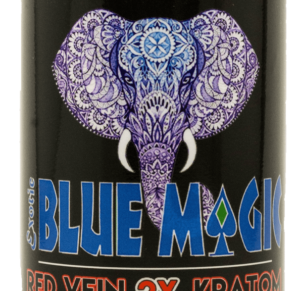 Blue Magic Red Vein 2x Double Kratom Capsules 60ct