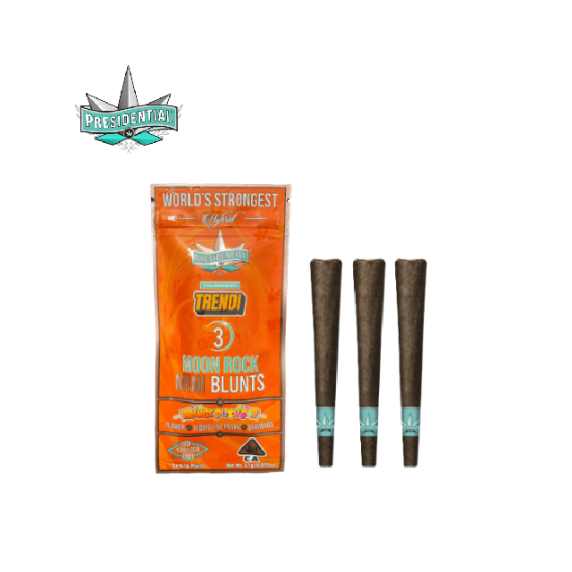 Presidential - Moonrock Orange Push Pop - 3pk/2.1g Blunt Pack