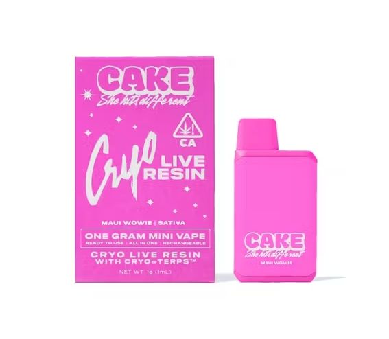 Cake - Maui Wowie Cryo Live Resin Disposable Vape 1g