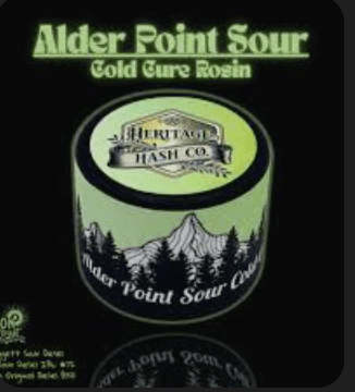 HERITAGE HASH CO COLD CURE 1G- ALDER POINT