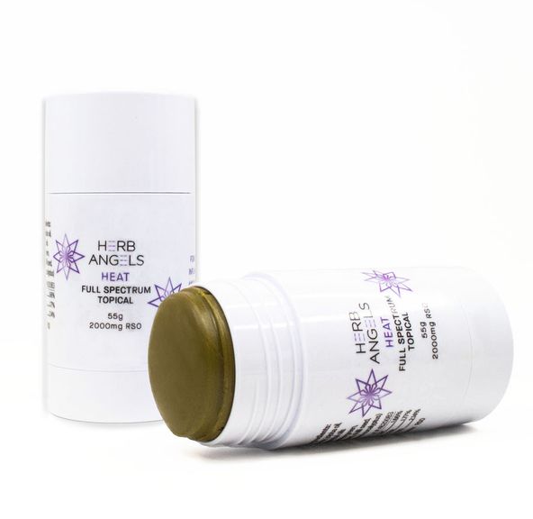 Heat 2000mg THC Plus SheaButter Heat Roll-On Topical by Herb Angels