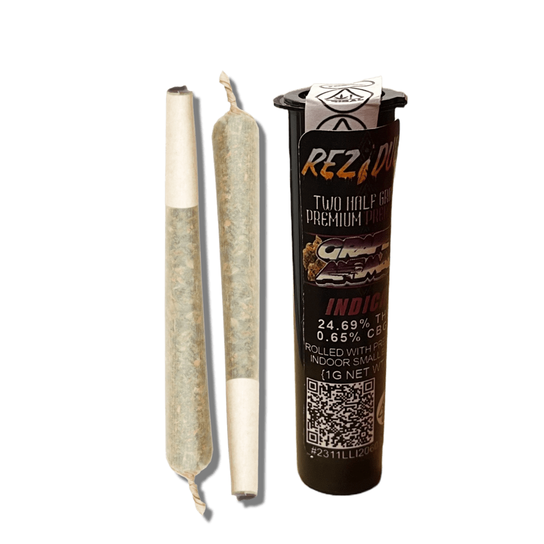 REZIDUE GRAPE ANIMAL 2-J TWO HALF GRAM PREROLLS