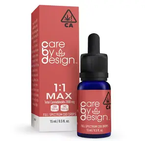 1:1 MAX Full Spectrum CBD Drops 15ml 15.00 g