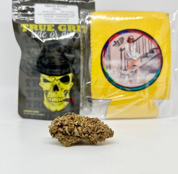 *Deal! $75 1/2 oz. Mendo Breath (32.56%/Indica) - True Grit + Beverage Cozy