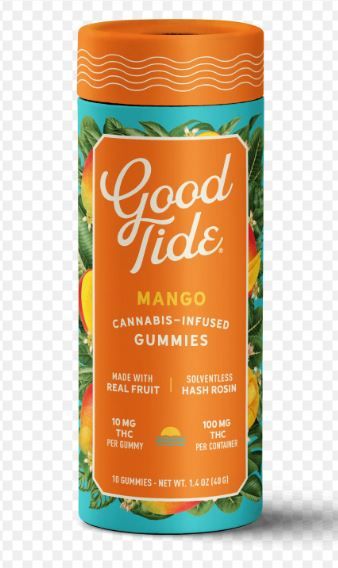 [Good Tide] Rosin Gummies - 100mg - Mango (I)