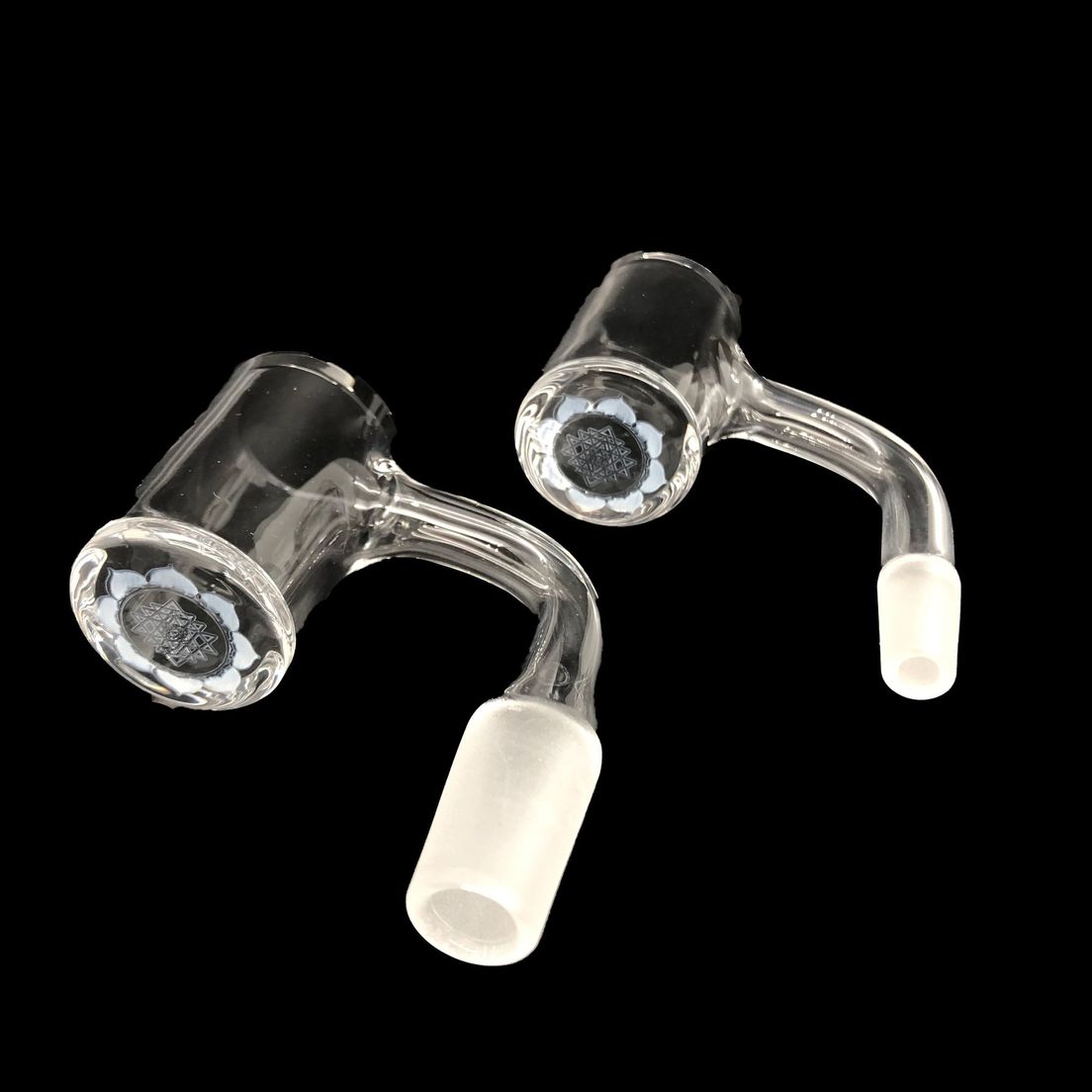ON POINT QUARTZ - “TETRA-H” 25MM BEVELED TOP WITH 4MM THICK BOTTOM QUARTZ BANGER HQ 10/90