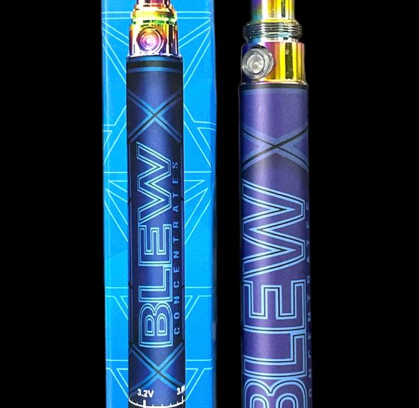 1. Blew 510 Thread Adjustable Voltage Battery (Charger Not Included) - Blue