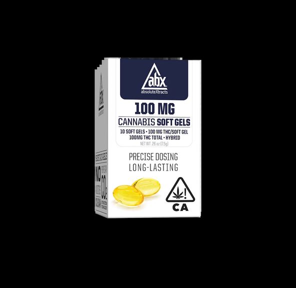 Abx Softgels 1,000mg Capsules 10pack (100mg each).