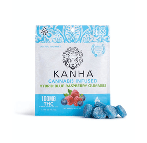 Kanha: Infused Gummies - Blue Raspberry (Hybrid), 100mg