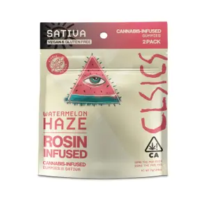 CLSICS - 2pk Watermelon Haze LIVE ROSIN - GUMMIES - 20mg