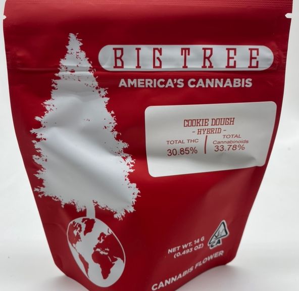 Cookie Dough (hybrid) - 14g Flower (THC 30%) by Big Tree Cannabis **Buy 2 for $120**