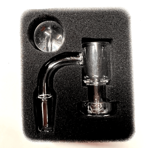 14mm Terp Slurper Male Banger with Crystal Ball Carb Cap