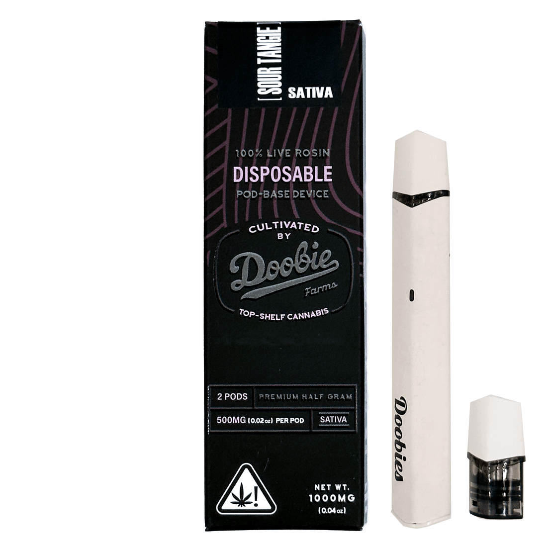Doobie Live Rosin- Sour Tangie 1g
