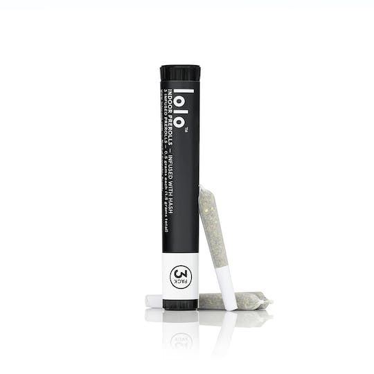 D. LoLo 1g Hash Infused Flower Pre Roll - Platinum Runtz (H)