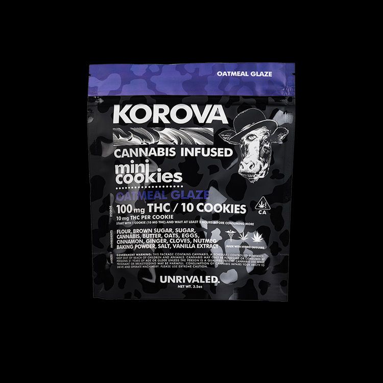Korova - Oatmeal Glaze 100mg cookie