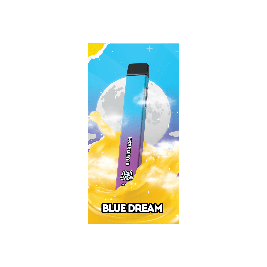 High 90s | AIO Vape | 1g | Distillate | Blue Dream