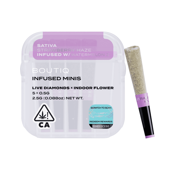 BOUTIQ MINI PR 5PK- STRAWBERRY HAZE