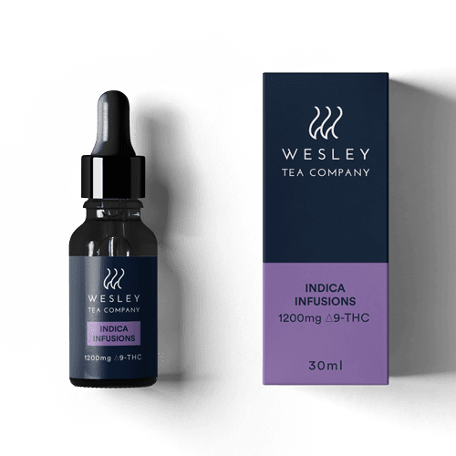 1200mg THC Indica Infusion by Wesley Tea