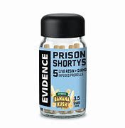 Evidence - Prison Shortys - Banana Kush - Infused Prerolls - 5pk - 3.5g - Hybrid