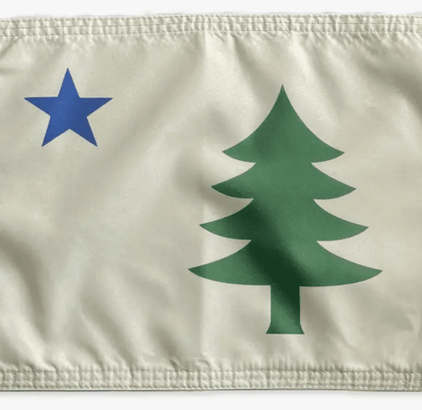 Maine 1901 Boat Flag