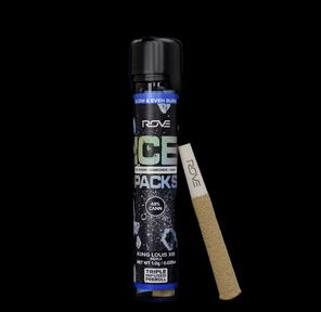 Rove | King Louis XIII (I) | 1g Ice Pack Rosin, Diamond, Hash Infused Pre-roll