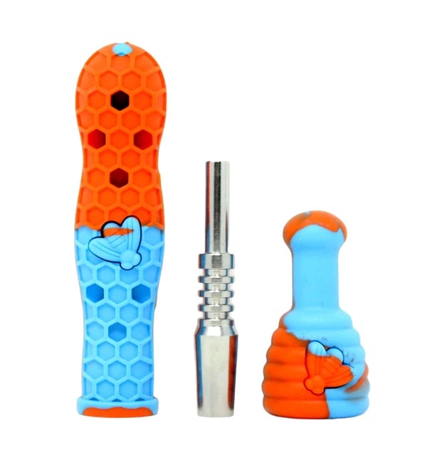 NC#6" Honeycomb Silicone Nector Collector- Assorted Color
