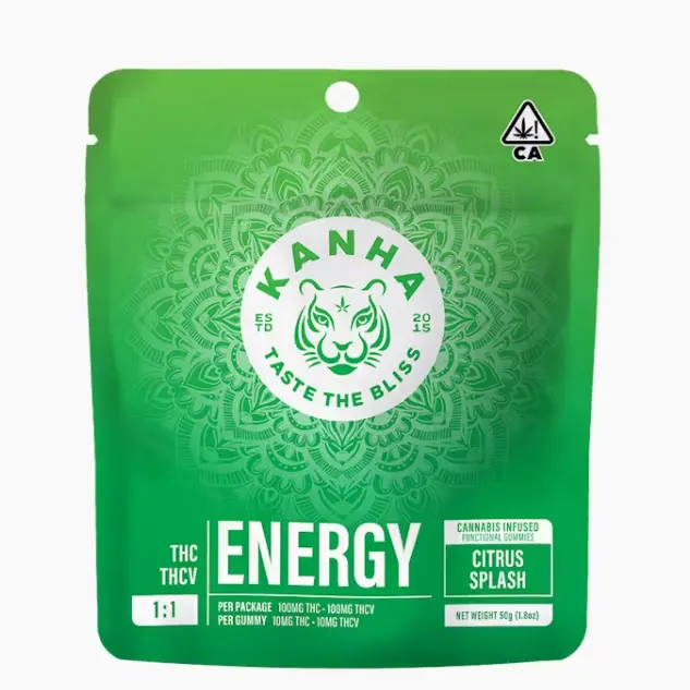 Kanha - ENERGY CITRUS SPLASH NANO GUMMIES