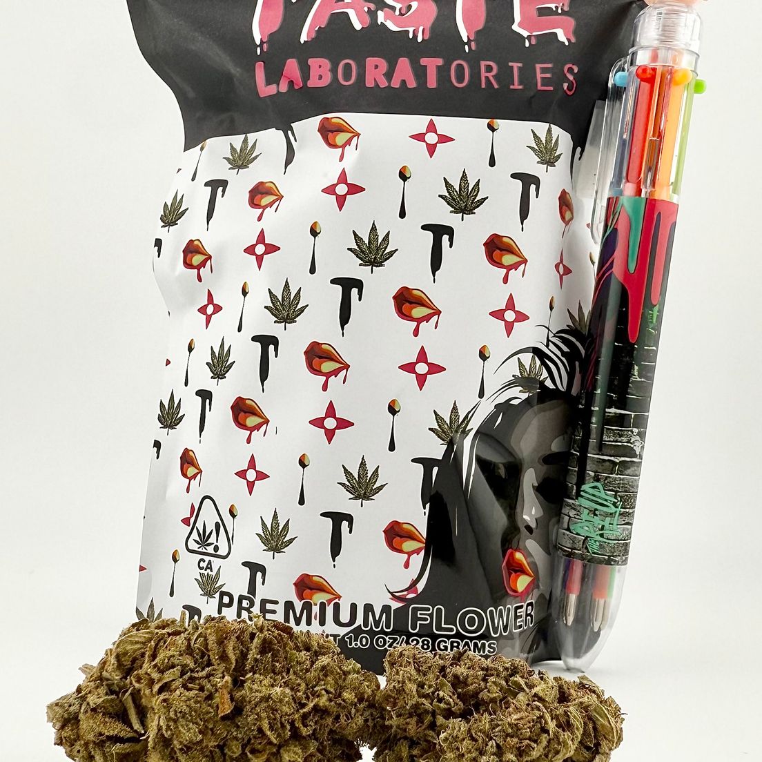 PRE-ORDER ONLY *Deal! $89 1 oz. Twilight Runtz (28.12%/Indica) - Taste + Multi-Color Writing Pen