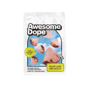Awesome Dope Rosin Gummies Pink Pineapple 100mg PATIENT APPRECIATION
