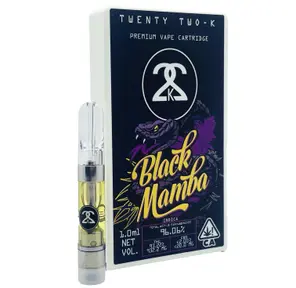 22K | Vape Cart | 1g | Distillate | Black Mamba