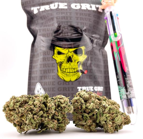*Deal! $89 1 oz. Caked Cherries (28.91%/Indica) - True Grit + Multi-Color Writing Pen