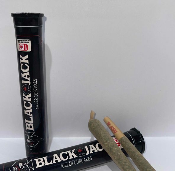 Blackjack - Two 1.2g Pre Rolls - Killer Cupcake - 2.4g