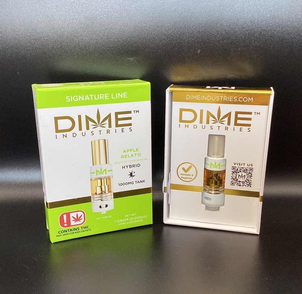 APPLE GELATO DIME 1000MG TANK