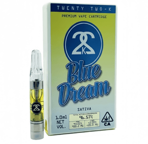 22K | Vape Cart | 1g | Distillate | Blue Dream