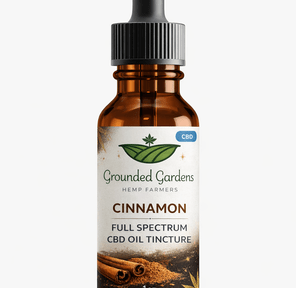 Cinnamon CBD Oil Tincture I Grounded Gardens I 1100mg I 1ct
