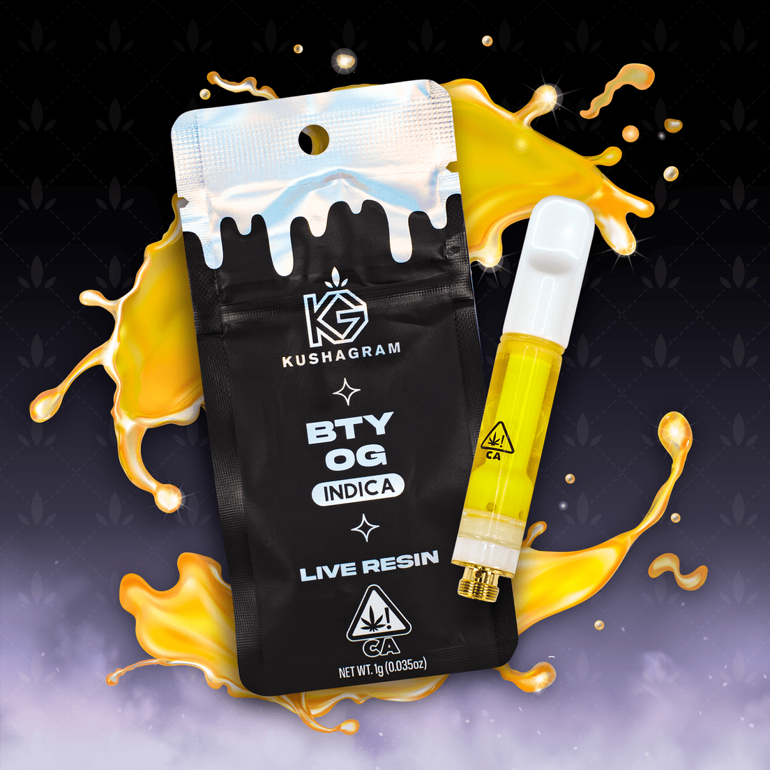 Live Resin Cartridge - BTY OG 1g