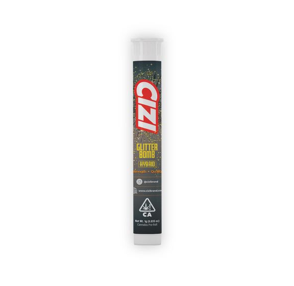 PRE-ORDER ONLY 1g Glitter Bomb - Pre Roll - CIZI