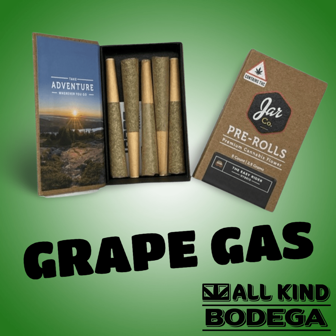 Grape Gasoline .5g Preroll 5 pack (2.5g total) (@jarcannabis2.0)