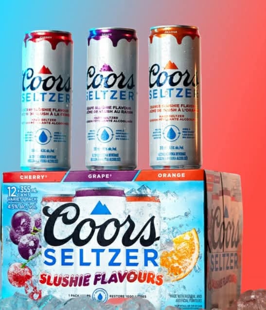 Coors seltzer slush