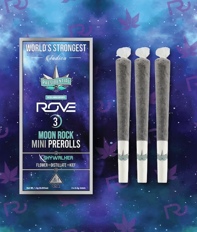 Presidential Moon Rock Mini Pre-roll Pack Skywalker 1.5g