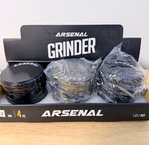 Arsenal 4-Piece Aluminum Grinder 52mm