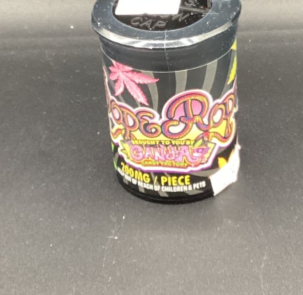 Ganja Candy Factory- Cherry- Dope Rope- 200mg