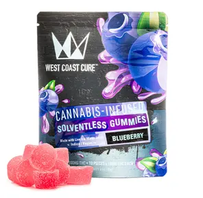 WCC Hash Gummies Blueberry 100mg