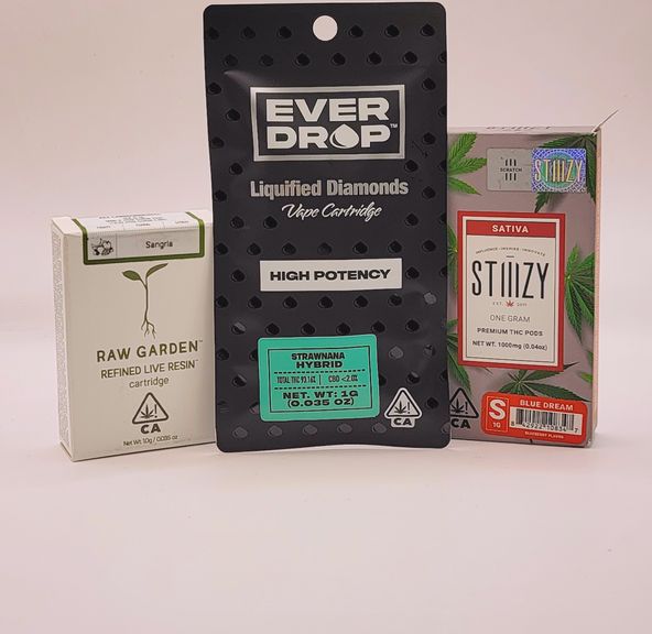 *Deal! $139 Mix n' Match (3) 1g Raw Garden, Ever Drop Cartridges & Stiiizy Pods