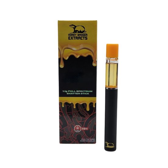 Unicorn Poop - 1.1G Disposable Shatter Pen by Honey Badger at CAFE on  Harbord
