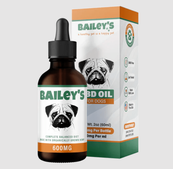 600MG Full Spectrum CBD Oil For Dogs