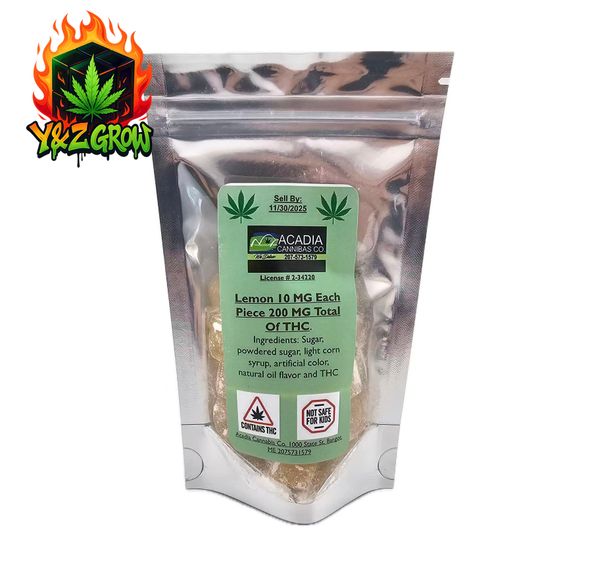 Acadia - Hard Candy - Lemon 200 MG (10mg ea)