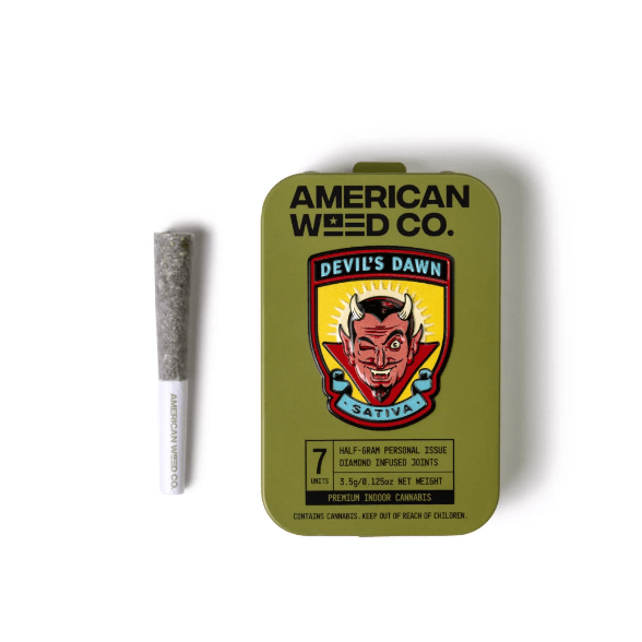 American Weed Co. Infused Pre-roll Pack Devil's Dawn 3.5g